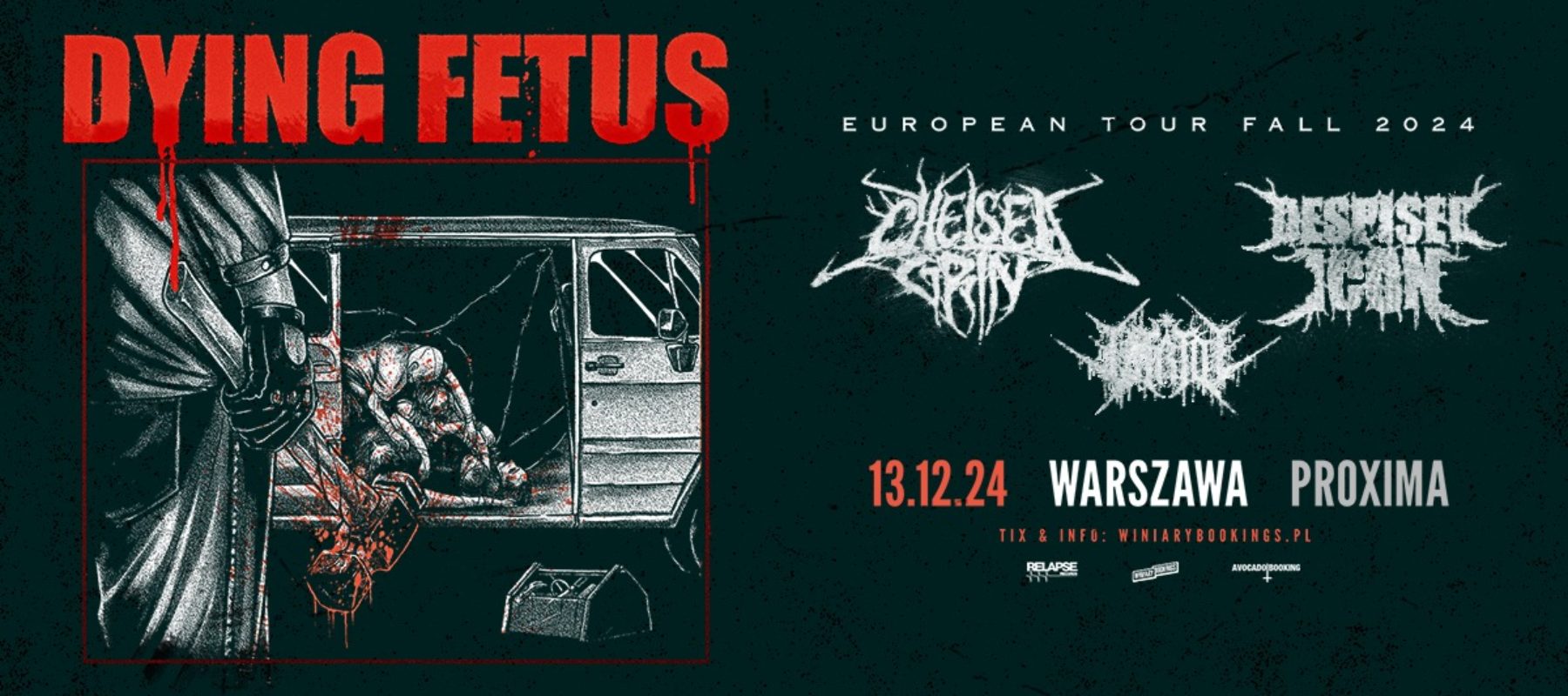 DYING FETUS+CHELSEA GRIN+DESPISED ICON+VITRIOL DYING FETUS+CHELSEA GRIN+DESPISED ICON+VITRIOL
